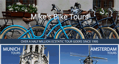 Desktop Screenshot of mikesbiketours.com